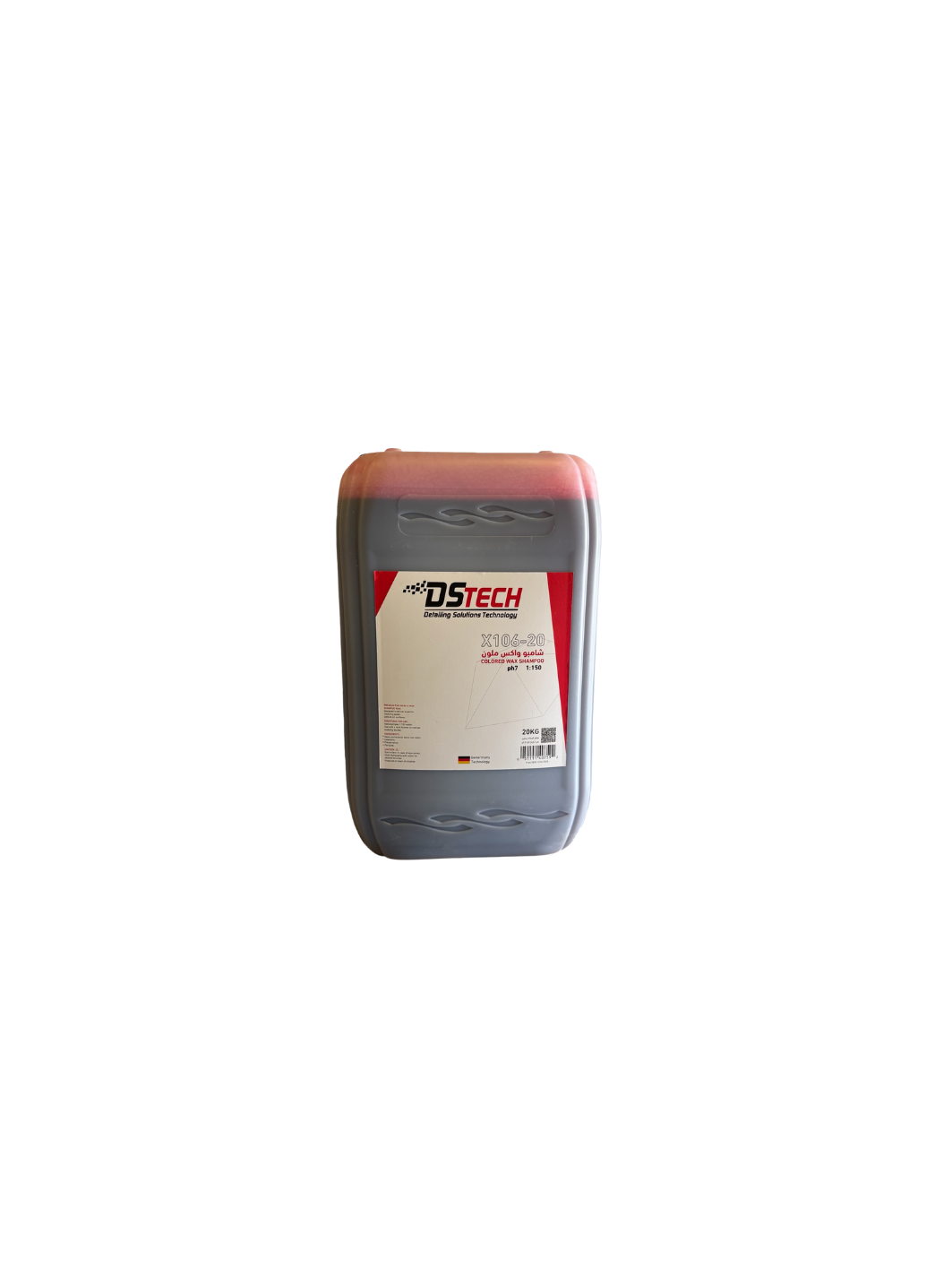 Color wax shampoo Red